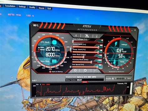 Раздел 7: Применение профилей в MSI Afterburner для GTX 1660 Super
