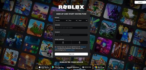 Регистрация и запуск игры Roblox