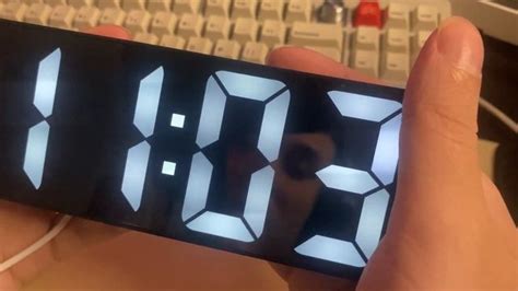 Режимы работы космических светодиодных часов x0712l