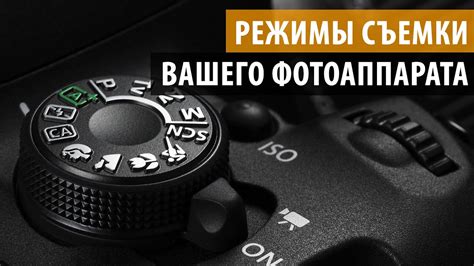 Режимы съемки: выбор наилучшего качества и эффектов