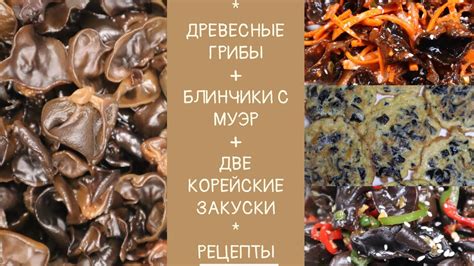 Рецепты с древесными сушеными муэр грибами