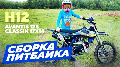 Сборка задней части питбайка