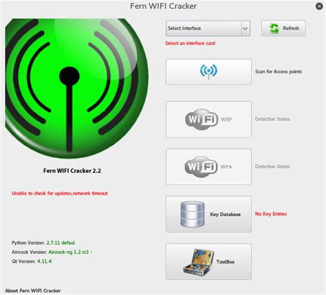 Советы по использованию Fern wifi cracker на Kali Linux