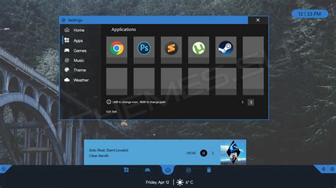 Создание приложения для отображения погоды в Rainmeter