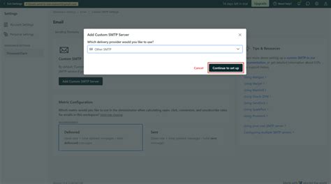 Создание приложения для подключения SMTP
