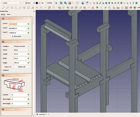 Создание чертежа в Freecad