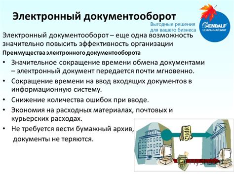 Сокращение времени на оформление и обмен документами