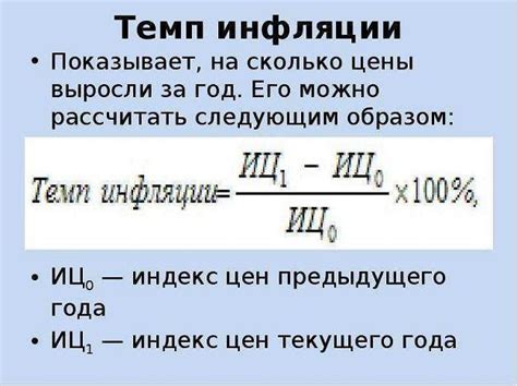 Темп инфляции: что это и почему важно знать