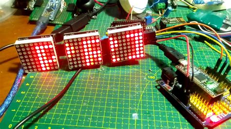 Тестирование подключения LVDS-матрицы