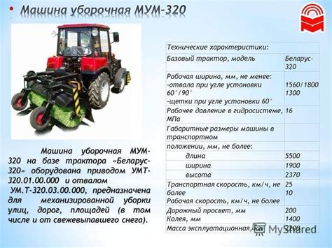 Технические особенности вом МТЗ 82.1