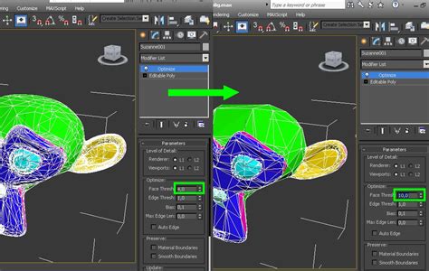 Увеличение количества полигонов на модели в ZBrush с помощью функции "Dynamesh Resolution"