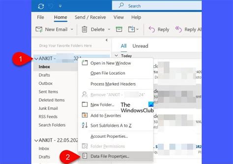 Увеличение почтового ящика Outlook