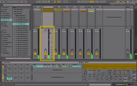Уменьшение громкости в Ableton: важные техники