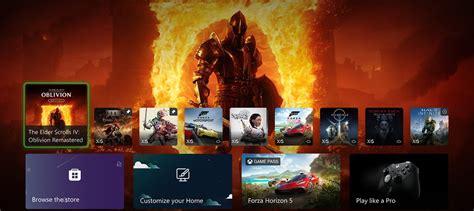 Управление играми на главном экране Xbox 360