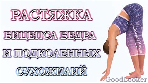 Упражнения на растяжку бедер