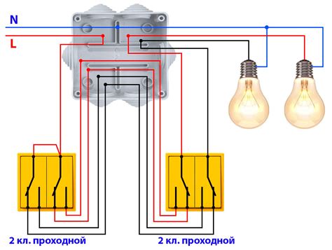 Установка и закрепление выключателя