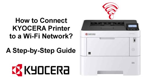 Установка и настройка принтера Kyocera через Wi-Fi