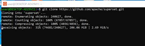 Установка Apache Superset