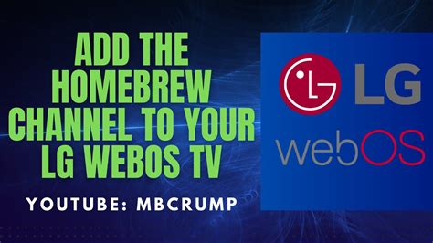 Установка Homebrew Channel на телевизор LG