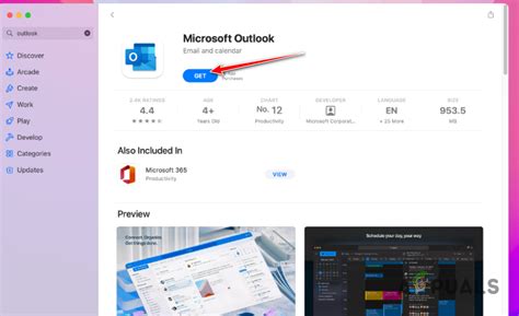 Установка Microsoft Outlook на Mac