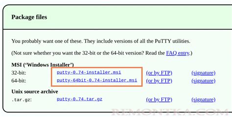 Установка Putty и подключение устройства