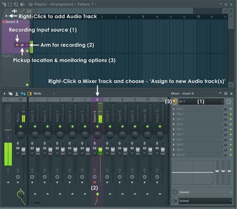 Установка audiotrack stereo в FL Studio