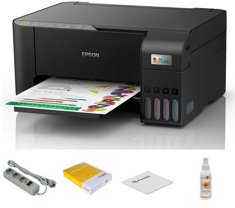 Что входит в комплект принтера Epson L3250:
