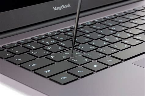 Шаги по включению подсветки клавиатуры на honor magicbook 14