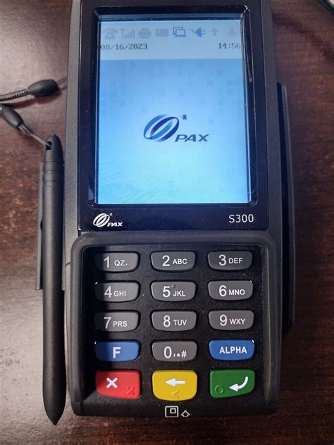 Шаги по перезагрузке терминала Сбербанка Pax S300