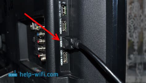 Шаг 1. Подключение HDMI кабеля