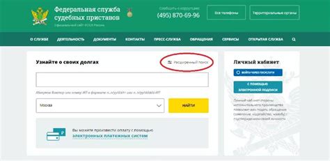 Шаг 2. Поиск пристава по номеру исполнительного производства