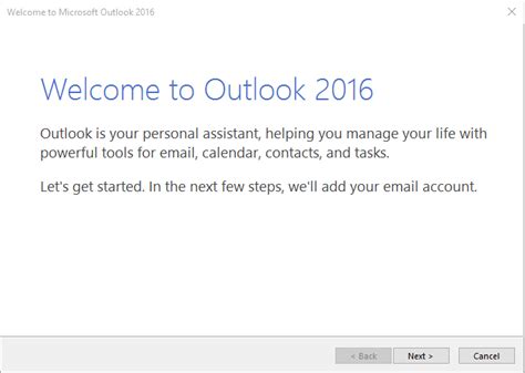 Шаг 3. Установка Outlook 2016 на компьютер