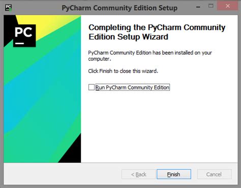 Шаг 8: Завершение установки PyCharm