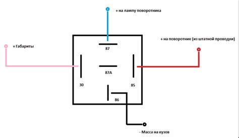 Электрическая схема реле поворотов на ЗИЛ 130