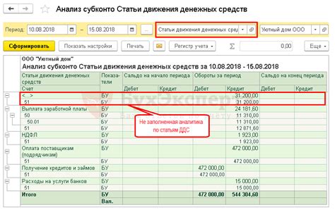  Роль движения денежных средств в 1С 8.3 